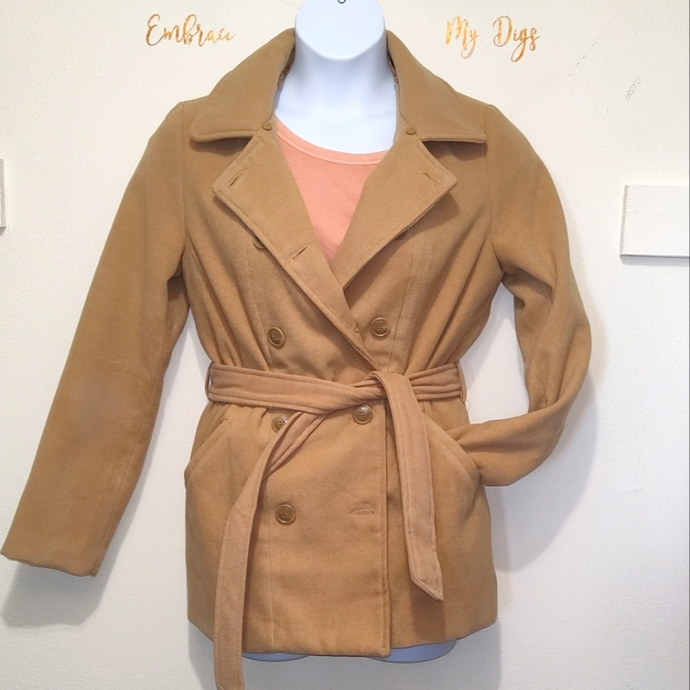 Forever 21 Double Breasted Peacoat